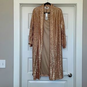 BB Dakota/Steve Madden showstopper sequin duster NWT